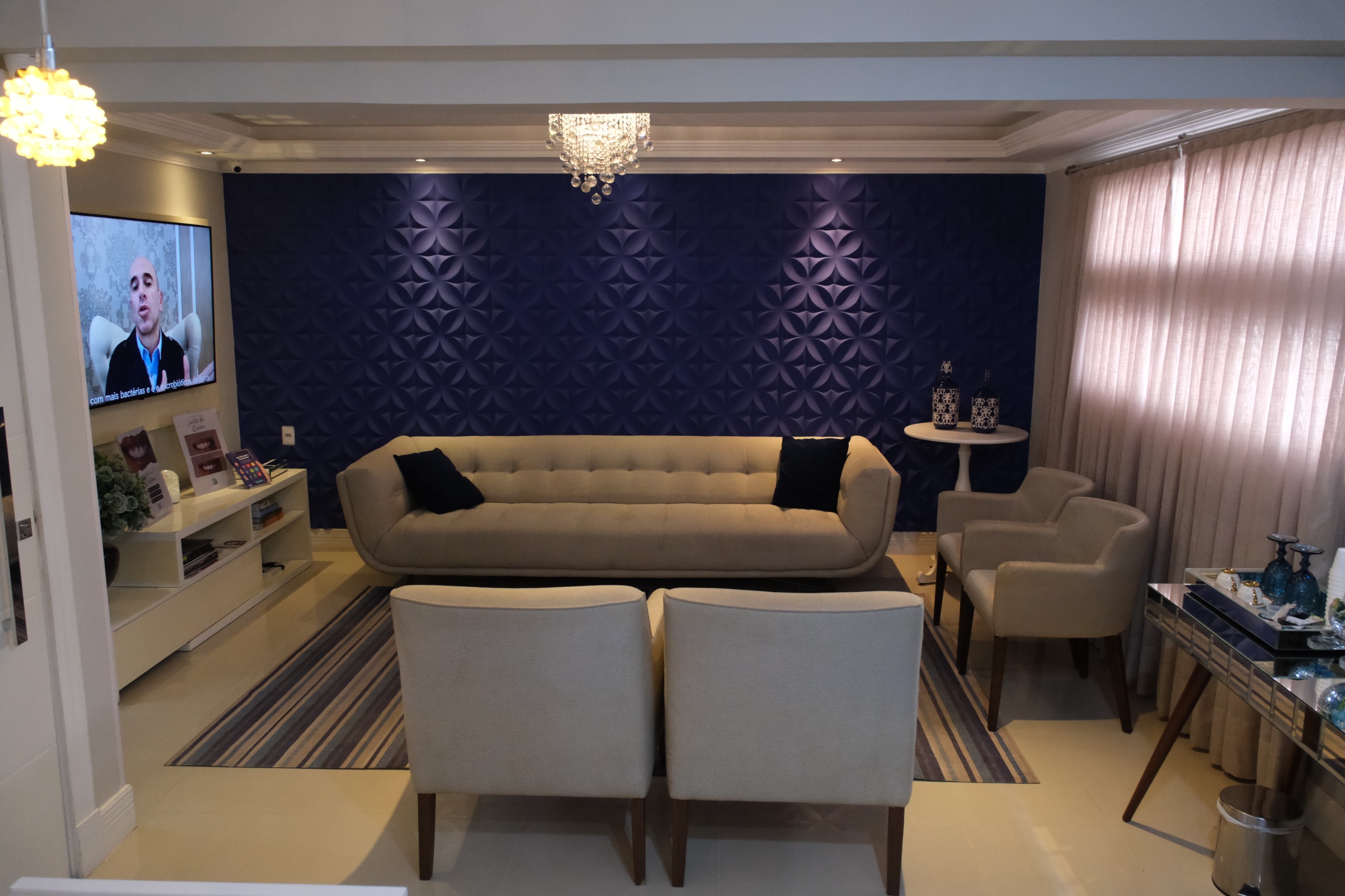 Sala de espera da Clínica Bessani